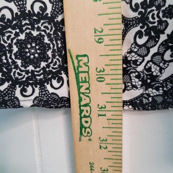 Torrid Black and White Patterned Blouse - Picture 10 of 13